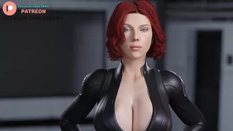 Black Widow Anal And Footjob Traning Try Not To Cum | Marvel Avengers Hentai Animarion 60Fps