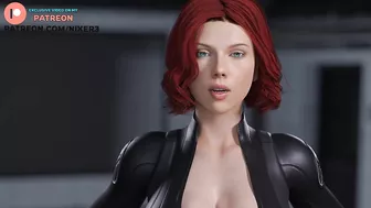 Black Widow Anal And Footjob Traning Try Not To Cum | Marvel Avengers Hentai Animarion 60Fps