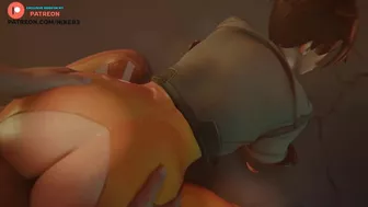 TRACER ANAL FUCKING AND CREAMPIED | OVERWATCH BLENDER HENTAI 4K 60FPS 2023