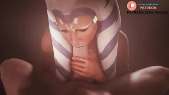 AHSOKA TANO BLOWGOB AND CUM ON FACE / HOTTEST SFM ANIMATION 4K 60FPS!