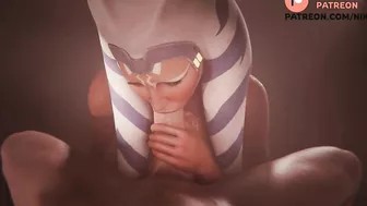 AHSOKA TANO BLOWGOB AND CUM ON FACE / HOTTEST SFM ANIMATION 4K 60FPS!