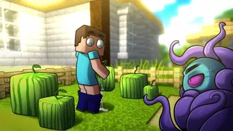 Hornycraft Minecraft Parody Steve Face Fuck Water Melon