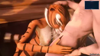 Tiger From Kung Fuu PAnda Love Hard Anal in 4k UHD