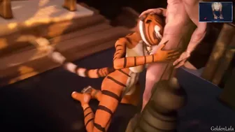 Tiger From Kung Fuu PAnda Love Hard Anal in 4k UHD