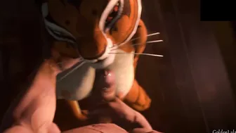 Tiger From Kung Fuu PAnda Love Hard Anal in 4k UHD