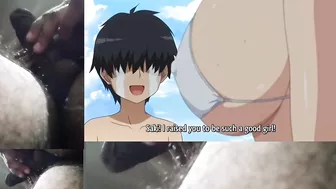 Play fuck game in public beach after swimming, step sister want hardcore doggy anime hentai cartoon