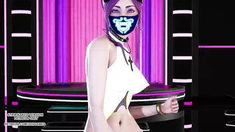 [MMD] D.Holic - Chewy Ahri Seraphine Akali Hot Kpop Dance League of Legends KDA Hentai