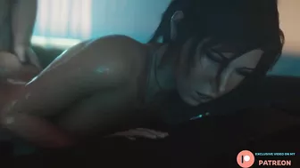 LARA CROFT ENJOYED A SWEET CREAMPIE IN ASS - BEST ANAL 3D HENTAI ANIMATION LARA CROFT 4K 60 FPS