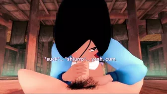 3D/Anime/Hentai, Mulan Loves Sucking On A Big Cock And Taking A Facial!