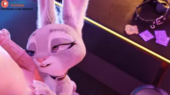 JUDY HOPPS BLOWJOB AND GETTING CUM ON FACE - EXCLUSIVE FURRY ZOOTOPIA HENTAI ANIMATION 4K 60FPS