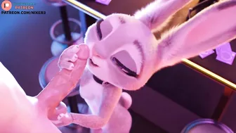 JUDY HOPPS BLOWJOB AND GETTING CUM ON FACE - EXCLUSIVE FURRY ZOOTOPIA HENTAI ANIMATION 4K 60FPS