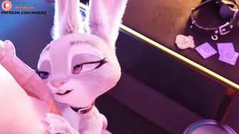 JUDY HOPPS BLOWJOB AND GETTING CUM ON FACE - EXCLUSIVE FURRY ZOOTOPIA HENTAI ANIMATION 4K 60FPS