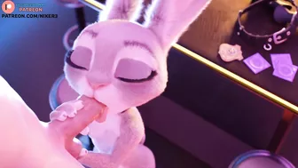 JUDY HOPPS BLOWJOB AND GETTING CUM ON FACE - EXCLUSIVE FURRY ZOOTOPIA HENTAI ANIMATION 4K 60FPS