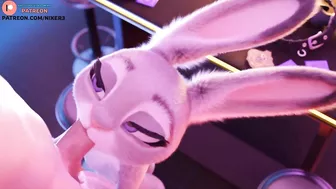 JUDY HOPPS BLOWJOB AND GETTING CUM ON FACE - EXCLUSIVE FURRY ZOOTOPIA HENTAI ANIMATION 4K 60FPS