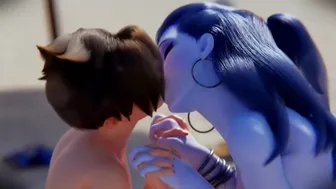 3D Hentai: Overwatch Widowmaker and Tracer fucked Uncensored 3D