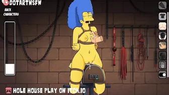 Marge Simpsons Tied Up Bondage Spanked Boob Play BDSM - Hole House