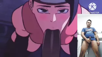 reacting to sarada from boruto getting fucked by a huge cock