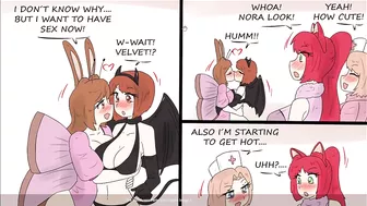 RWBY Lesbian & Yuri & Girls Only The Halloween Party Comic Porn