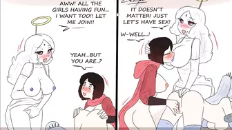 RWBY Lesbian & Yuri & Girls Only The Halloween Party Comic Porn