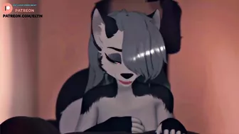 FURRY LUNA SWALLOWS DICK IN PORN FILM - EXCLUSIVE FURRY HENTAI ????ANIMATION 60 FPS