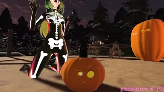 Pretty PussyCat Sucks & Fucks in a Pumpkin Patch! | VR EGIRL HALLOWEEN EPISODE | ASMR | LATEX