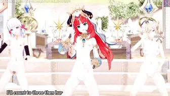 Genshin Impact: 【MMD】EVERGLOW - Adios REMAKE (Nilou, Ayaka, Barbara)