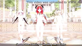 Genshin Impact: 【MMD】EVERGLOW - Adios REMAKE (Nilou, Ayaka, Barbara)