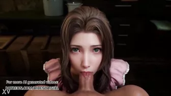 Final Fantasy 7 Aerith Deepthoreat Blowjob Uncensored Hentai AI Generated