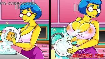 Barty fucking his friend's mother - The Simptoons Simpsons porn