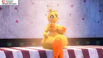 FNAF FUTA POV BLOWGOB WIT HOT ANIMATRONIC FUTANARI GIRL - FIVE NIGHT AT FRADDYS