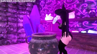 Mommy Witch Needs Cum For Horny Potion so She Milks a Cute Femboy with her Perfect Pussy VRChat ERP