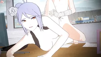 Konan fucking in the hokage's office