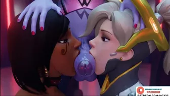 WIDOWMAKER FUTA GETTING BLOWJOB WROM MERCY AND PHARAH - OVERWATCH FUTANARI HENTAI 3D ANIMATED 60FPS