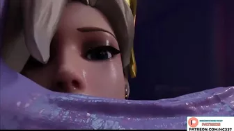 WIDOWMAKER FUTA GETTING BLOWJOB WROM MERCY AND PHARAH - OVERWATCH FUTANARI HENTAI 3D ANIMATED 60FPS