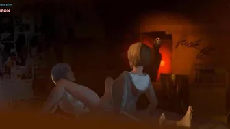 Futanari Chloe Price Fucked Max Caulfield In Ass And Cumming On The Bed | Exclusive Futa Hentai Ani