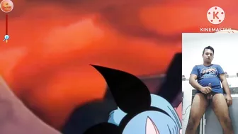 Reacting to Bulma getting fucked with a huge cock