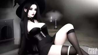 Sexy witches animation compilation (A.I. generated and animated) spooky season