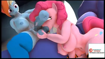 RAINBOW DASH FUCK PINKIE PIE IN ANAL AND GETTING BLOWJOB - FURRY HENTAI ANIMATIONS 60FPS 4K