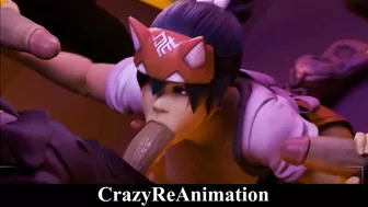 Overwatch Porn Parody - Kiriko Animation 3D (Hard Sex) (Hentai)