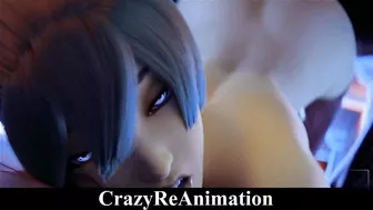 Overwatch Porn Parody - Kiriko Animation 3D (Hard Sex) (Hentai)