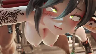 Aznyan teasing you with her ass ????Part2/2(short ver)