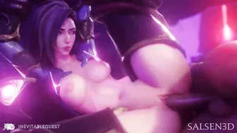 Kaisa es follada bien rica por unas vergotas(league of legends)