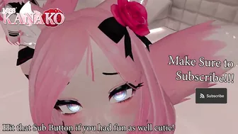 VTUBER CAT GIRL gives you a BJ while you get a view UP HER SKIRT!!!! CUM IN MOUTH FINISH!!!!