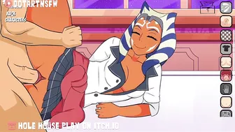 Ahsoka School Girl Outfit Creampie Thick Thighs Legs Spread - Hole House