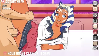 Ahsoka School Girl Outfit Creampie Thick Thighs Legs Spread - Hole House