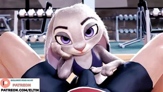 Judy Hopps Swallow Dick And Getting Cum In Gym | Best Furry Hentai Zootopia 4K 60 FPS