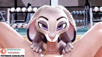 Judy Hopps Swallow Dick And Getting Cum In Gym | Best Furry Hentai Zootopia 4K 60 FPS