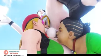 GUTANARI JURI GETTING BLOWJOB FROM CAMMY ON PUBLIC - FUTA STREET FIGHTER HENTAI ANIMATION 60FPS