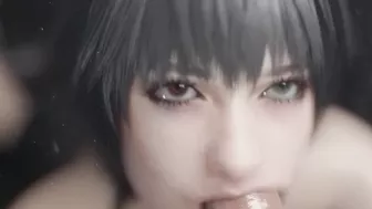 3D hentai girl blowjob cum in mouth animation sfm Unreal Engine 5