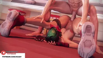 Overwatch Kiriko hard fucked hentai